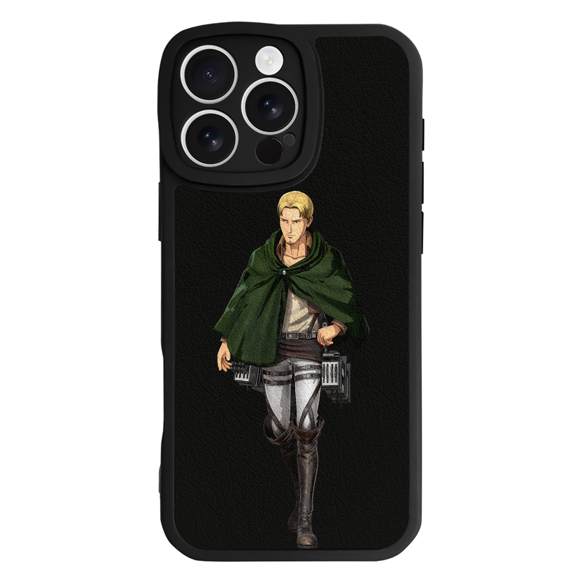 （画像用） 進撃の巨人 Attack on Titan 【iPhone 16シリーズ対応】シリコンスマホケース（レザー調） 材質：シリコン